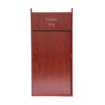 Commercial Trash Can Cabinet, Trash Receptacle for Indoor, Outdoor Home, Office, Restaurant, 30L/27.24Qt (Brown)