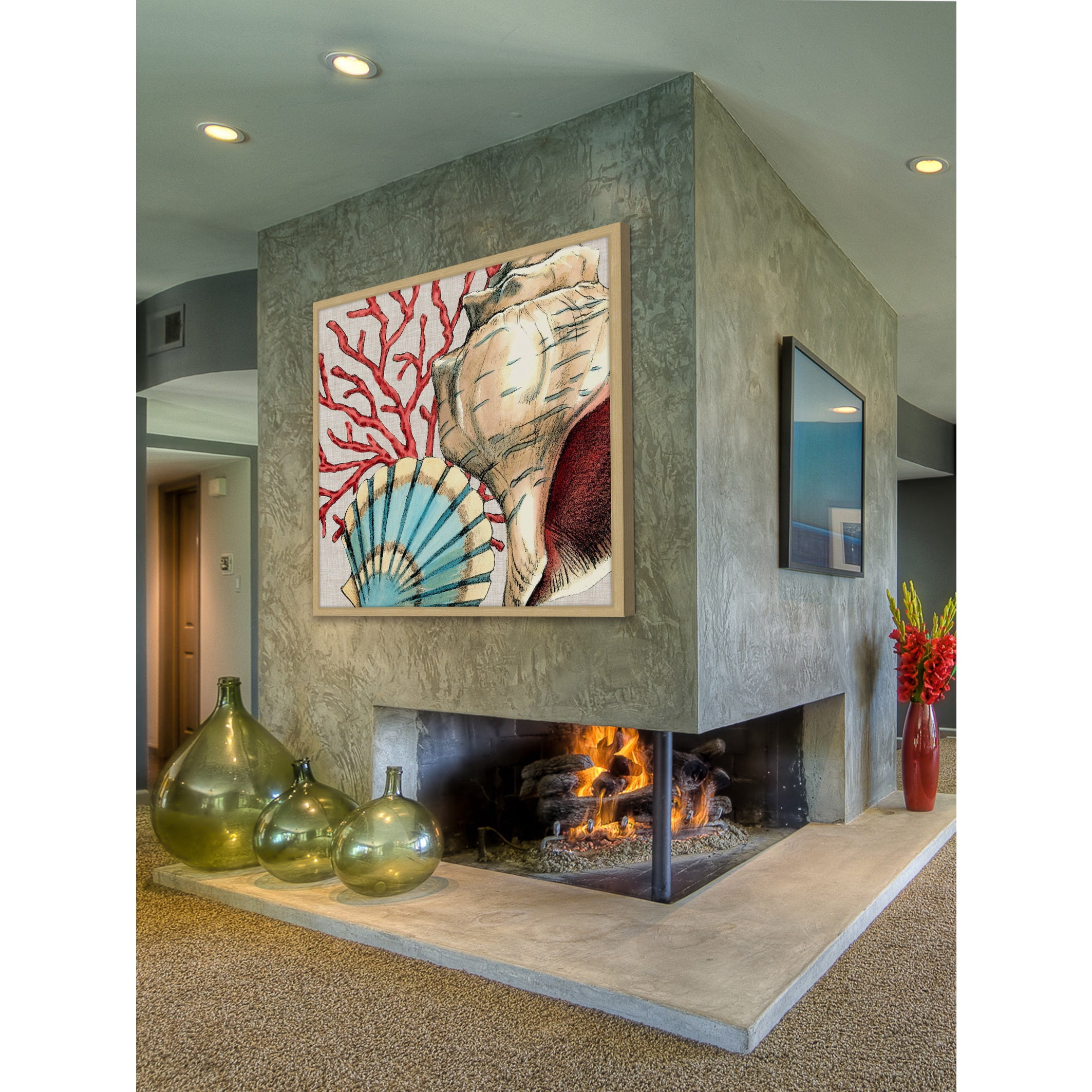 Marmont Hill "By the Seashore II" Framed Painting Print