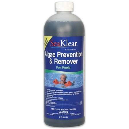 - SeaKlear SKABQ 90 Day Algae Prevention and Remover 1-Quart SKA-B-Q