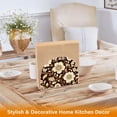 thumbnail image 6 of Yayeee Napkin Holder for Table Set of 2 Kitchen Paper Tissue Organization, Brown Floral, 6 of 8