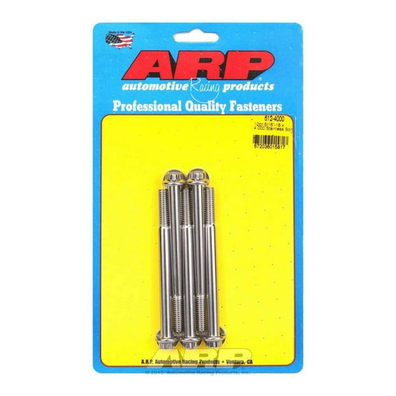 Arp S/S Bolt Kit - 12pt. (5) 5/16-18 x 4.000