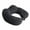 23-Black, variant on U-Shaped Hump Traveler's Neck Pillow Soft and Breathable for Car and Airplane - Lightweight Support Cushion with Microbead Filling