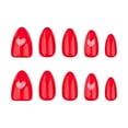 thumbnail image 6 of FSTDelivery Nail Stuff for Beginners, Red Hearts Valentine's Day Nail Art 24PCS Nail Tips Finished Wearable Nails False Nails Wearable Nail Patches, Christmas Birthday Gifts for Women, 6 of 7