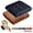 Black/Coffee, variant on Bxaolu Meditation Floor Pillow Set of 2, Square Large Pillows Seating for Adults, Tufted Floor Cushions for Living Room Tatami, 15.75" x 15.75", 2Pack[Black]