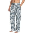 thumbnail image 2 of Xecao Lilies Flowers Men's Straight Lounge Pajama Pants: The Ultimate in Comfortable Sleepwear, 2 of 9