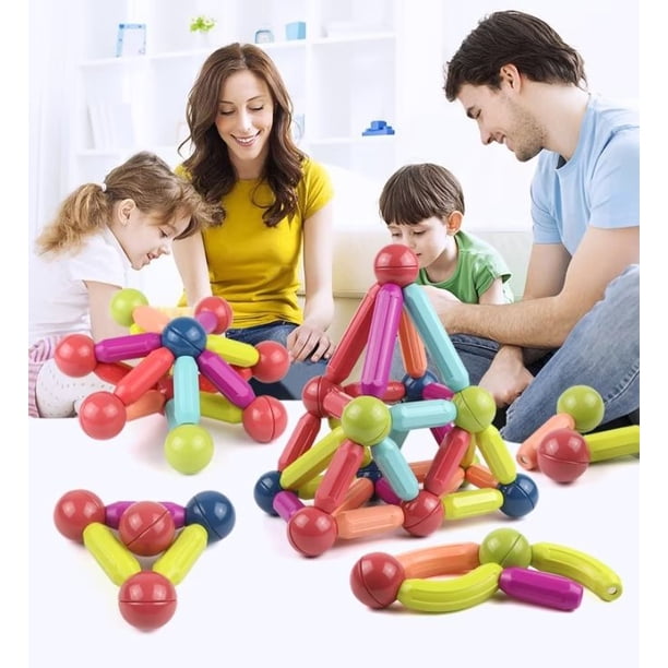 Tuiles magnétiques, 121 PCS, blocs de construction magnétiques Tuiles magnétiques, 121 PCS, blocs de construction magnétiques