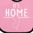 thumbnail image 4 of Inktastic It's Home- State of New Jersey Outline Boys or Girls Baby Bib, 4 of 4