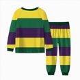 thumbnail image 4 of HCNTES Toddler Baby Girl Clothes 3 6 9 12 18 24 Months Fall Outfits Long Sleeve Sweatshirt Tops + Pants Set,Sizes 7-8 Years, 4 of 7