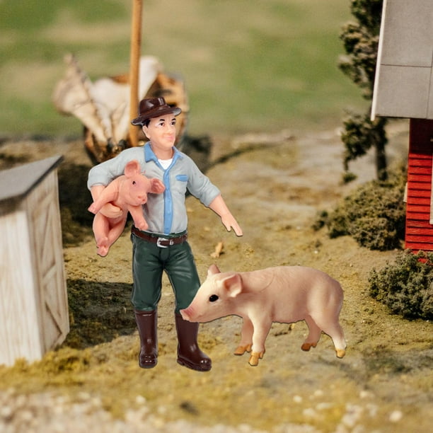 Fairy Garden Farm Animals Figures Keeper Scenes Early Learning Toys Micro Landscape Collection Model Figurines for Children Kids , Fairy Garden Farm Animals Figures Keeper Scenes Early Learning Toys Micro Landscape Collection Model Figurines for Children Kids ,