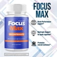 thumbnail image 5 of Focus Max Advanced Brain Support Formula Supplement FocusMax 120 Capsules, 5 of 8