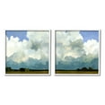 thumbnail image 4 of Stupell Industries Fluffy Clouds Countryside Sky Nature Landscape Painting Painting White Framed Art Print Wall Art, Set of 2, Design by Emma Caroline, 4 of 5