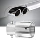 thumbnail image 3 of Tubo de escape recto Universal para coche, acero inoxidable plateado brillante, punta de silenciador trasero, garganta trasera, 3 of 7