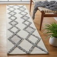 thumbnail image 2 of SAFAVIEH Casablanca Yadira Diamond Area Rug, Ivory/Black, 6' x 9', 2 of 6