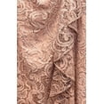 thumbnail image 3 of Alex Evenings Womens Long Sleeveless Cascade Ruffle Detail Dress with Front Slit 14 Buff, 3 of 4