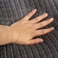 thumbnail image 6 of ANHXN Reading Pillow Bed Wedge Backrest with Arm Back Support, Can Sit on Bed/Sofa, Used for Recliner, Waffle Three Dimensional Design, 6 of 7