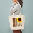 thumbnail image 3 of CafePress - Sunflower Barnwood Country Tote Bag - Unisex Canvas Tote Bag, Beige, 1-Piece, 3 of 7