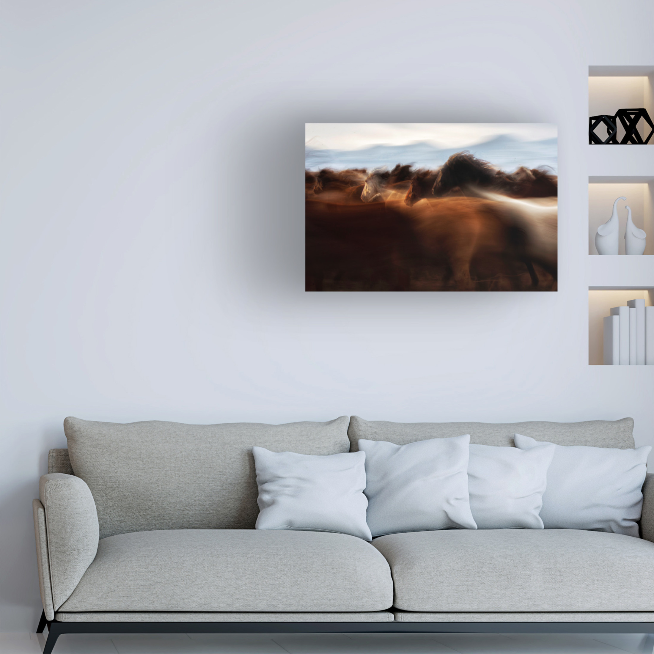 Trademark Fine Art Timur Turkmen The Spirit Of Freedom Canvas Wall Art