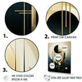 thumbnail image 3 of Designart "Abstract Shapes With Vanilla Vectors" Abstract Shapes Canvas Wall Art, 3 of 7