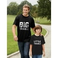 thumbnail image 6 of Dad Toddler Matching Set Big / Little Trouble Funny Father's Day Gifts For Dad Dad Black XXX-Large / Toddler Black 5/6, 6 of 6
