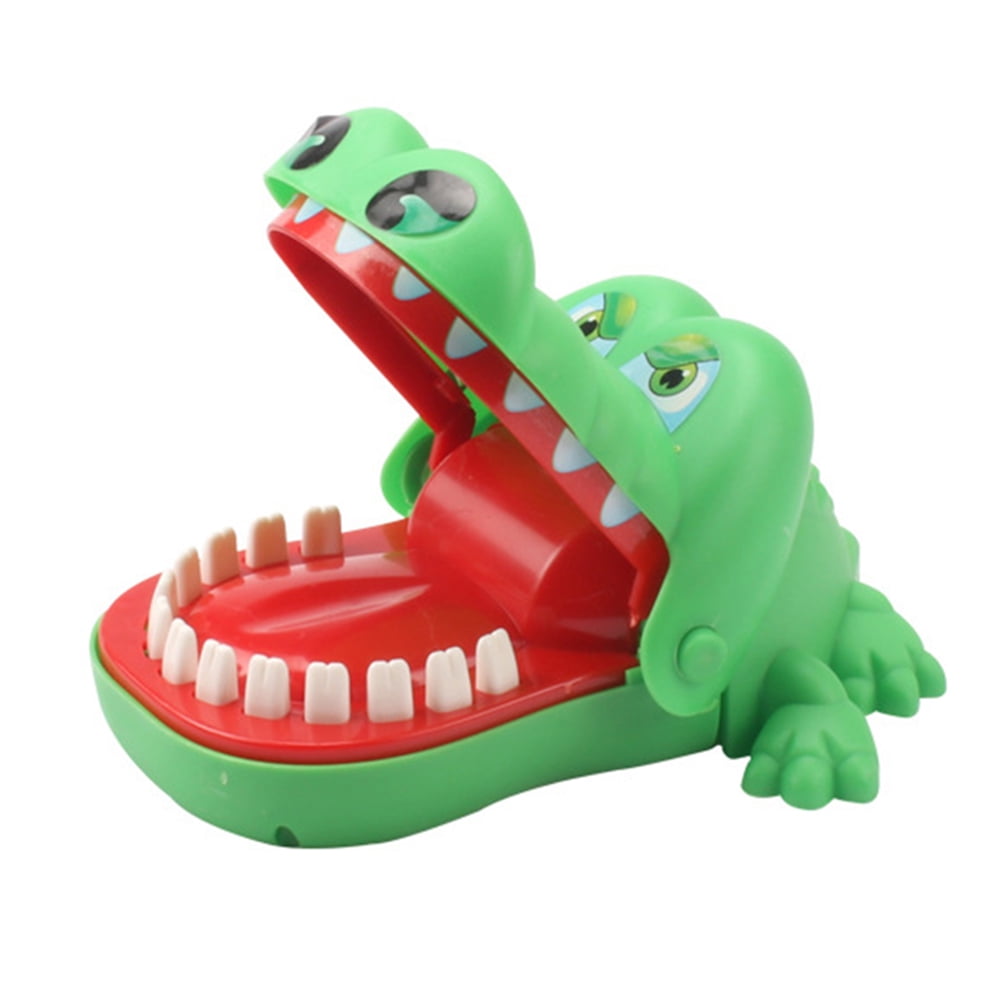 Creative Chidlren Kid Crocodile/Dog Mouth Dentist Bite Finger Game Funny 