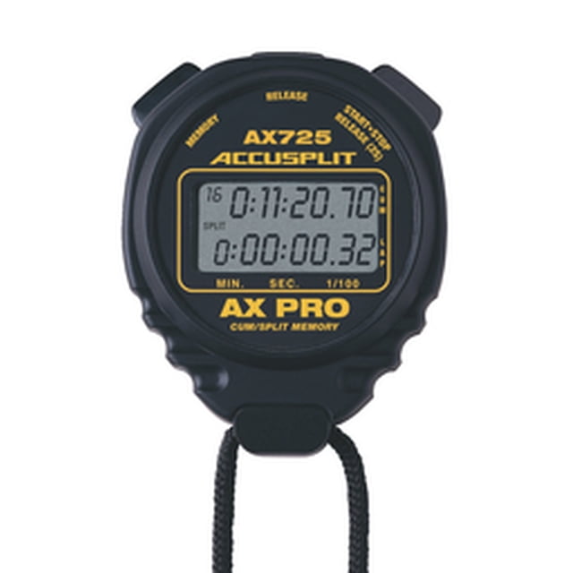 ACCUSPLIT AX725 Dual Line 16 Memory Pro Stopwatch