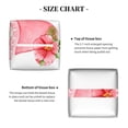 thumbnail image 5 of Lsque Hello Summer Gnome Printed Tissue Box Cover Holder, Facial Paper Organizer Dispenser,Square with Bottom Belt, PVC Leather Decorative Organizer, 5 of 8