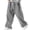 Grey, variant on Men's Solid Color Corduroy Pants Loose Straight Leg Comfortable Outdoor