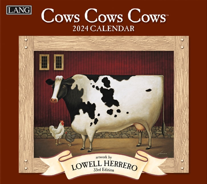 Cows Cows Cows 2024 Wall Calendar (Calendar)