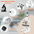 thumbnail image 2 of Poothoh Microscope for Adults Kids 40-2000X Magnification Compound Microscope with Microscope Slides Fill Light,Suitable for Children Students Home School Laboratory Microscope kit, 2 of 9