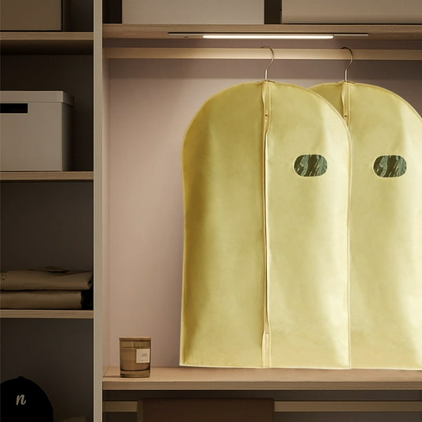 Foldable Hanging Garment Bag Closet Storage Travel Suit Skirt Organizer Wrinkle-free Protection for Business Trips and Formal Events, Ukhbmc