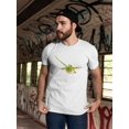 thumbnail image 2 of Bright Green Little Lizard T-Shirt Men -Image by Shutterstock, Male 4X-Large, 2 of 4