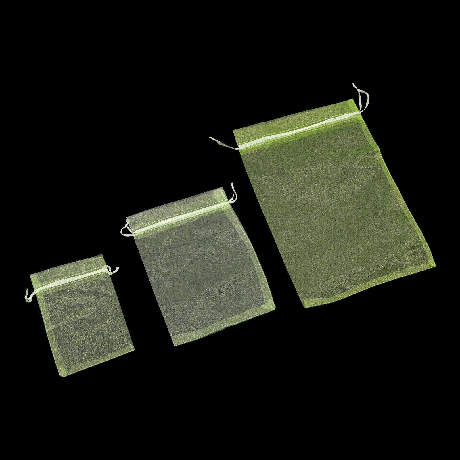 300* Fruit Netting Bags Garden Netting Bags W/Drawstring Fruit Protection Bags