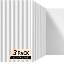 INTIGE 3 Pack Soundproof Wall Panels, 47.24 X 23.62 X 0.35 inch, Sound Absorbing Panels
