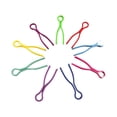 thumbnail image 1 of Wosthever Abrazadera de soporte de bobina, accesorios de costura de plástico, suministro de bordado, máquina organizadora de hilos, gran regalo Artesanía Colores mezclados, 1 of 6