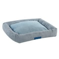 thumbnail image 3 of Sam's Pets Arlo® Medium Blue Plaid Bolster Dog Bed, 3 of 10