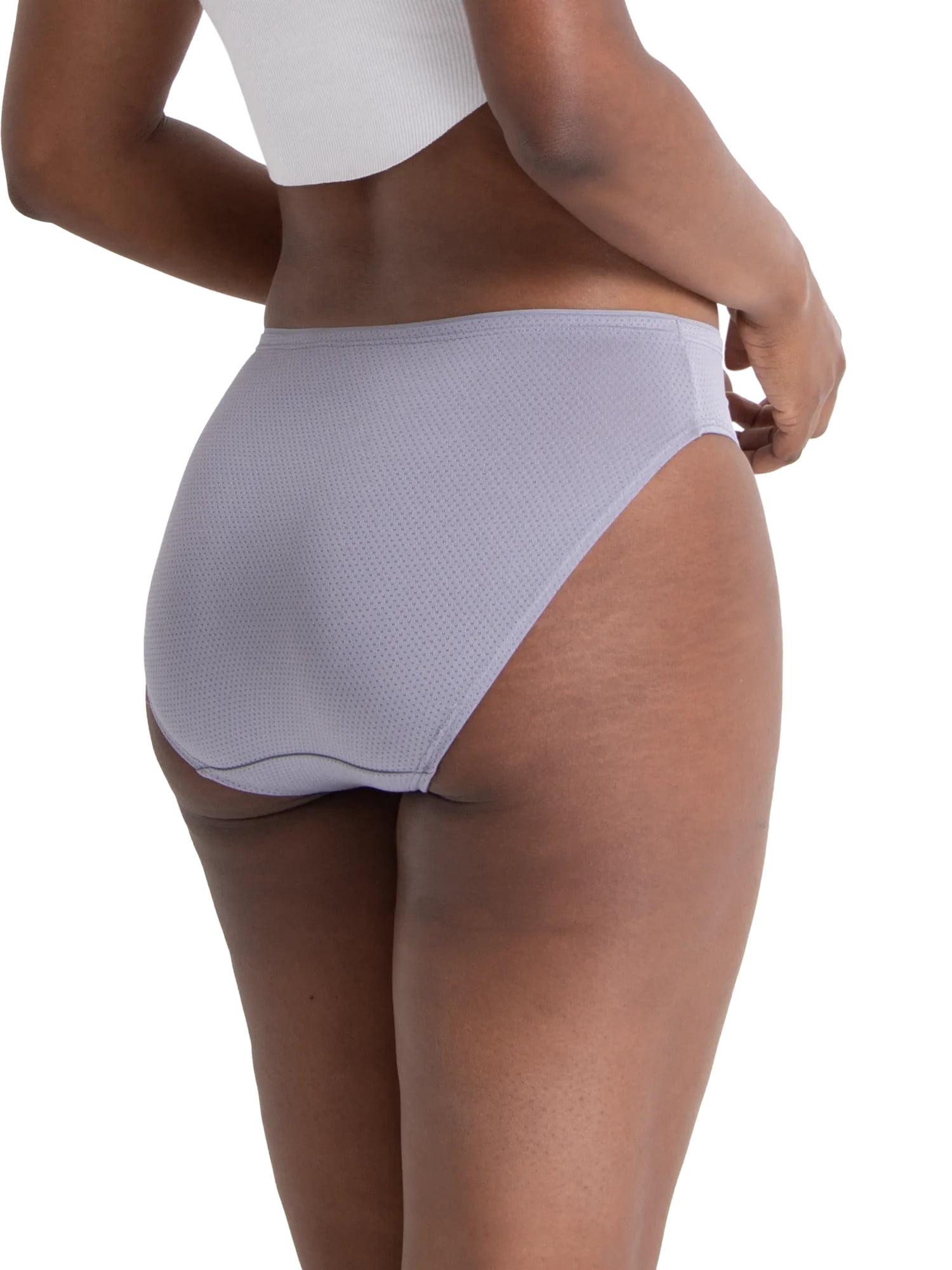 Fruit of the Loom Women's Breathable Micro-Mesh Underwear, Multiple Styles, 6-Pack, Sizes S-3XL