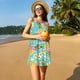 thumbnail image 3 of Balery Cute Pineapples Vestidos de verano para mujer con estampado: vestido holgado sin mangas, vestido playero informal y cómodo para días calurosos., 3 of 7