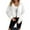 A006-White, variant on BDPORKAS Zip Up Hoodie Women Cropped Casual Sweatshirts Workout Long Sleeve Hooded Jacket Crop Tops