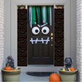 thumbnail image 4 of Door bat hanging vertical banner 2pcs Halloween Decoration Door Decoration Outdoor Porch Hanging Banner Glow In The Dark Bat Flag, 4 of 4