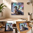 thumbnail image 4 of Zznnkj 2027 Wall Calendar 12-Month Hanging Monthly Planner From January 2027 to December 2027 Fantasy Dragon Art Calendar for Home Office Wall Decor, 4 of 7