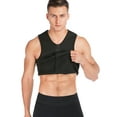 thumbnail image 2 of SAYFUT Men Waist Trainer Vest Neoprene Corset Body Shaper Zipper Sauna Sweat Tank Top Workout Shirt for Weight Loss, 2 of 7