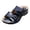 A-BU2344, variant on Womens Wedge Slide Sandals Dual Buckle Perforated Leather Thick Platform Soft Cushioned Insole Summer Casual Daily Outdoor Shoes