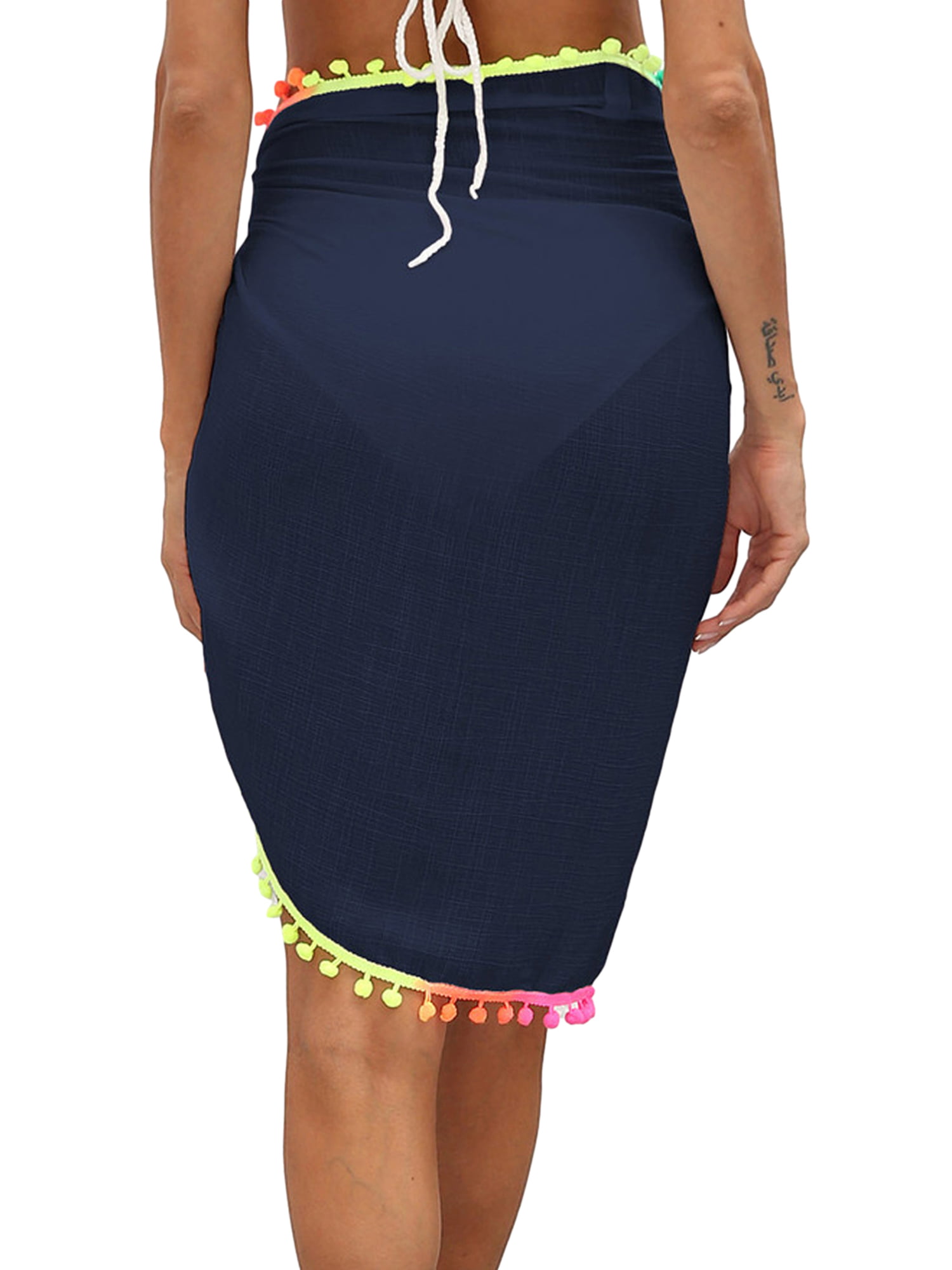 SUNSIOM Women Beach Sarongs Swimsuit Wrap Skirt Bikini Cover with