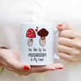 thumbnail image 3 of Coffee Mugs You Take Up Too Mushroom In My Heart Funny Veggies Lovers Gifts for Vegetarian Coffee Lovers 11oz 15oz White Mug Christmas Gift, 3 of 7