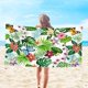 thumbnail image 1 of Microfiber Beach Towel Super Colorful Bath Towel Sandproof Beach Blanket Multi-Purpose Towel For Travel Swimming Pool 30x60 Inch, 1 of 7