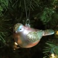 thumbnail image 2 of 4.75" Pink and Turquoise Green Bird Hanging Christmas Ornament, 2 of 2