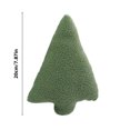 thumbnail image 2 of Dmlowu Cotton Christmas Tree Pillows, 8 inch Christmas Pillows for Couch, Microfiber Christmas Throw Pillows for Holiday Party Christmas Decorations, Warm Green Throw Pillows, 2 of 8