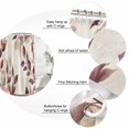 thumbnail image 6 of Eucalyptus Leaves Waterproof Fabric Shower Curtain,Brown Spring Botanical Aesthetic Waterproof Fabric Shower Curtain for Bathroom Curtains Bathtubs Shower Curtains with 12 Hooks Extra Long 72x84, 6 of 8