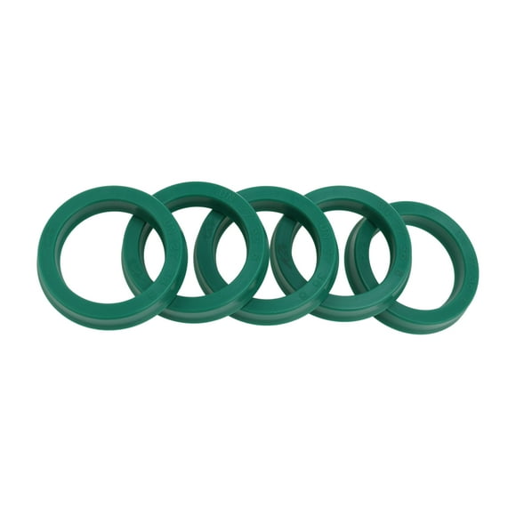 Anillo de Sello de Aceite Universal Labio UN Sello de Eje Rotativo 27x36x6mm Alta Presión TPU Verde 5 Pcs