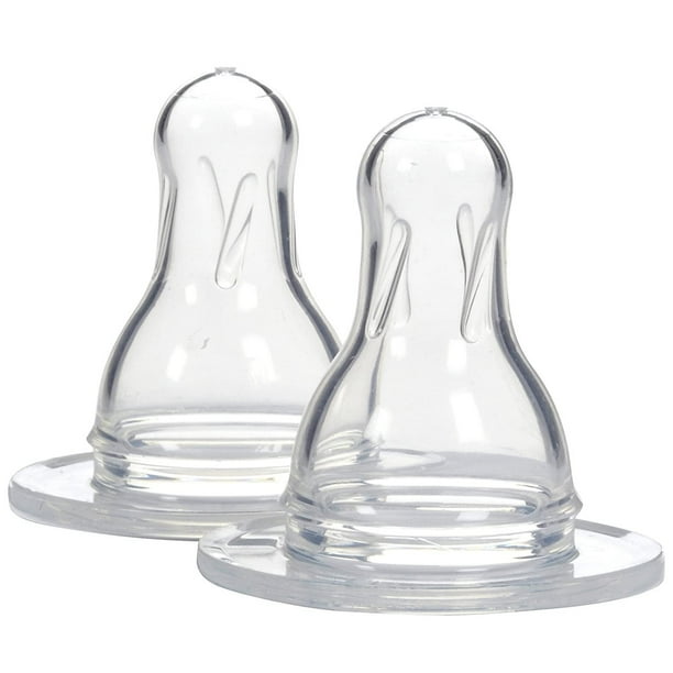 Dr. Brown's Narrow Baby Bottle Nipples Level 4 (9m+, Fast Flow